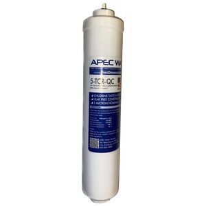APEC Water Systems 5-TCR-QC 10" ¼” Quick Connect Inline Carbon Water Filter